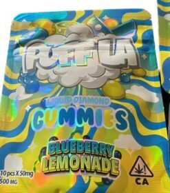 Puff la blueberry lemonade gummies