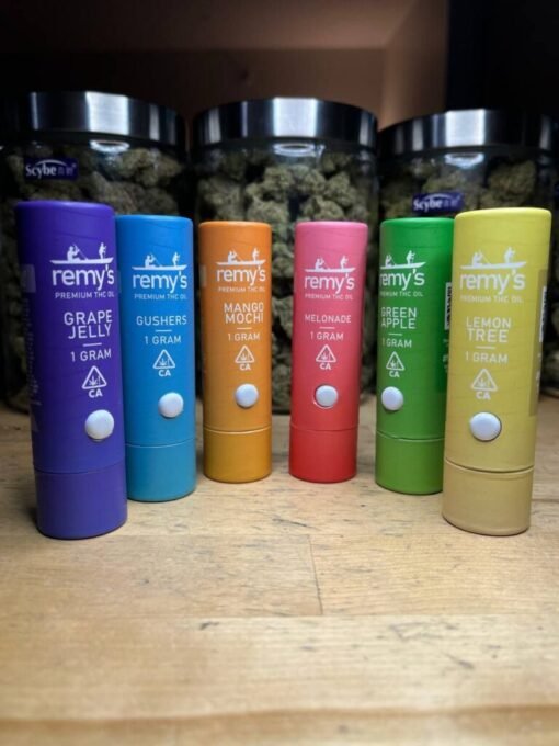 Remy carts for sale online Remy carts or cartridges are glass tanks pre-filled with clean THC cannabis oil which can easily be setup with a 510 battery to enjoy your vaping experience with delicious clouds. These carts are Typically sold in a gram increment. Remy cartridges come in a variety of well known strains and are generally loved for their potency and flavorful vapor. Whether you’re looking for something fruity, spicy, energizing, or chill, there’s a Remy THC cartridge out there to suit your style and your vaporizer. The carts are Flavorful, hard-hitting, and super smooth.
