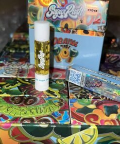 Sugar rush carts or cartridges are glass tanks pre-filled with premium THC cannabis oil which can easily be setup with a 510 battery to enjoy your vaping experience with delicious clouds. These carts are Typically sold in a gram increment. Sugar rush cartridges come in a variety of well known strains and are generally loved for their potency and flavorful vapor. Whether you’re looking for something fruity, spicy, energizing, or chill, there’s a Sugar rush THC cartridge out there to suit your style and your vaporizer. The carts are Flavorful, hard-hitting, and super smooth.