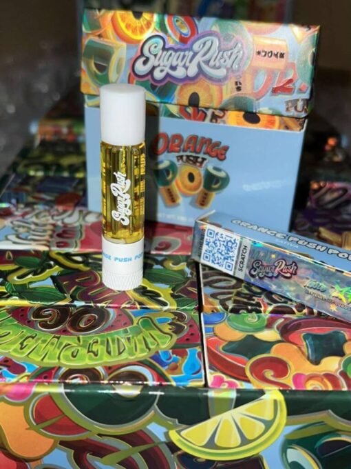 Sugar rush carts or cartridges are glass tanks pre-filled with premium THC cannabis oil which can easily be setup with a 510 battery to enjoy your vaping experience with delicious clouds. These carts are Typically sold in a gram increment. Sugar rush cartridges come in a variety of well known strains and are generally loved for their potency and flavorful vapor. Whether you’re looking for something fruity, spicy, energizing, or chill, there’s a Sugar rush THC cartridge out there to suit your style and your vaporizer. The carts are Flavorful, hard-hitting, and super smooth.